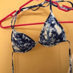 PINK tye dye triangle top